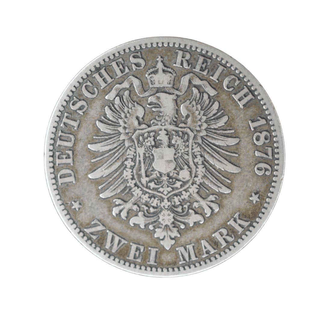 2 марки 1876 A — Mecklenburg-Schwerin (Мекленбург-Шверін) — фото 2