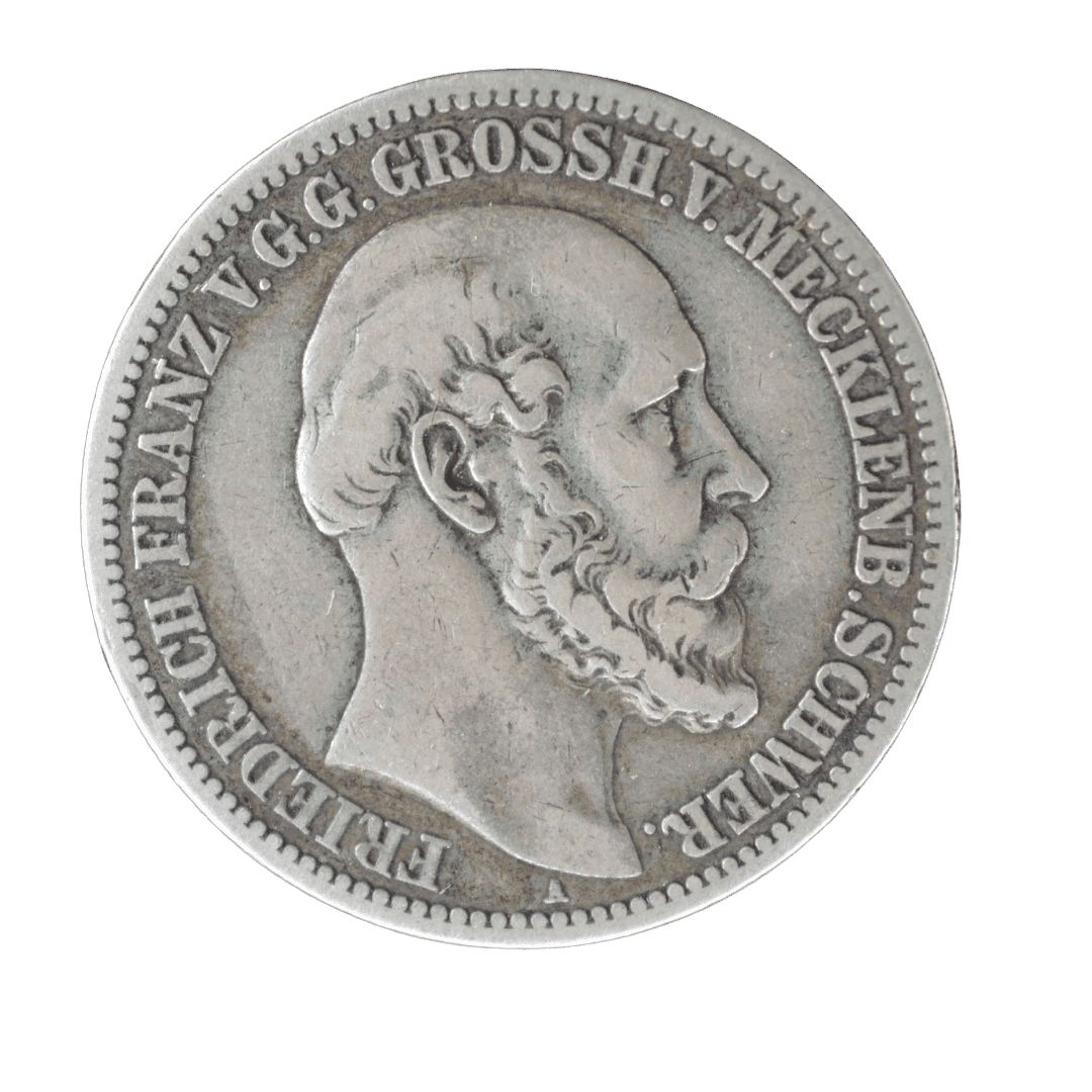 2 марки 1876 A — Mecklenburg-Schwerin (Мекленбург-Шверін)