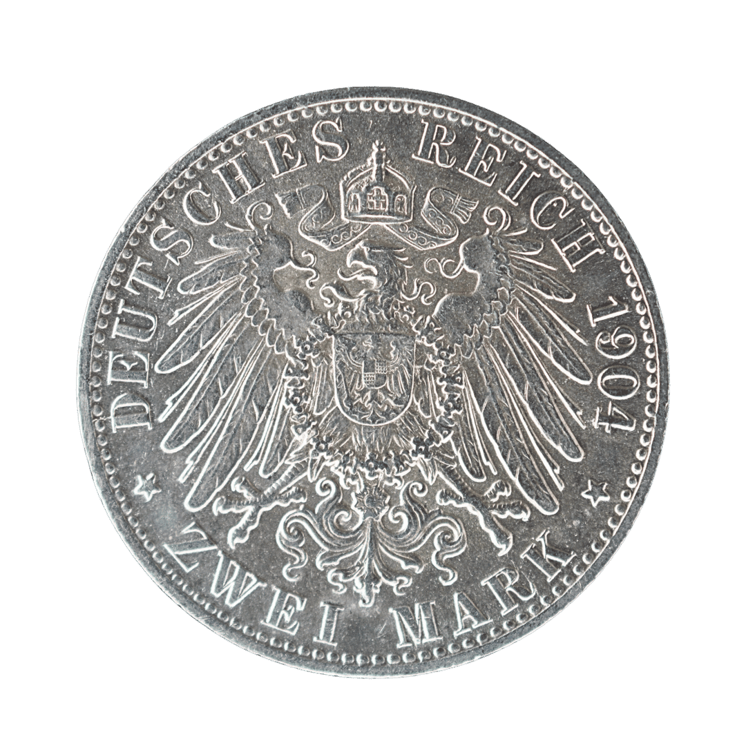 2 марки 1904 J — Freie Hansestadt Bremen (Вільне ганзейське місто Бремен) — фото 2