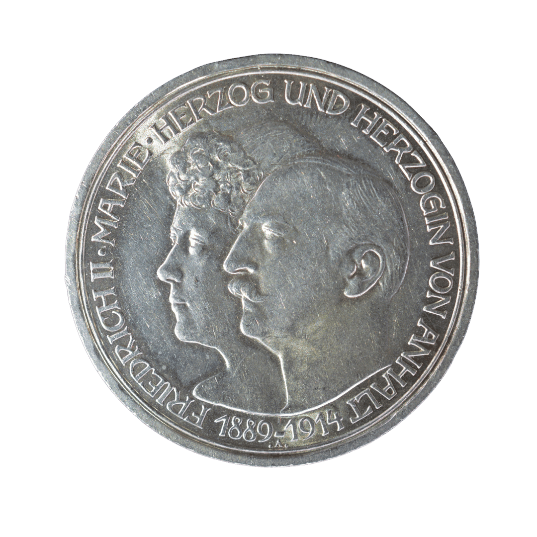 3 марки, Ангальт, 1914