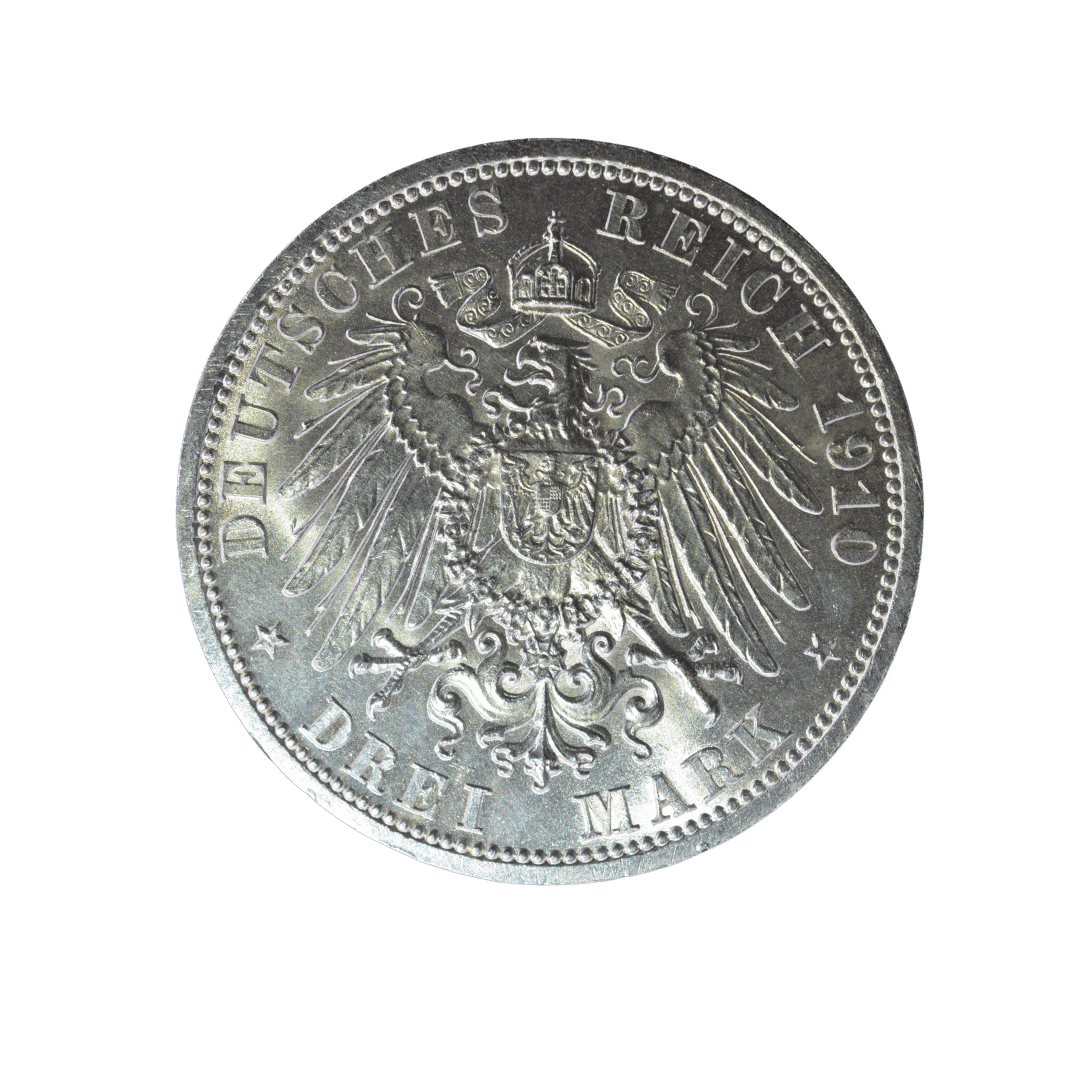 3 марки 1910 A — Sachsen-Weimar-Eisenach (Саксен-Веймар-Айзенах) — фото 2