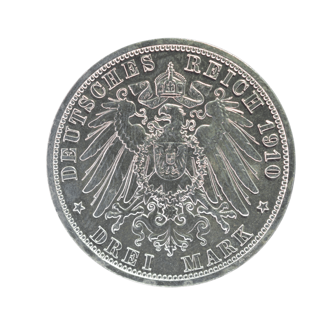 3 марки 1910 A — Sachsen-Weimar-Eisenach (Саксен-Веймар-Айзенах) — фото 2