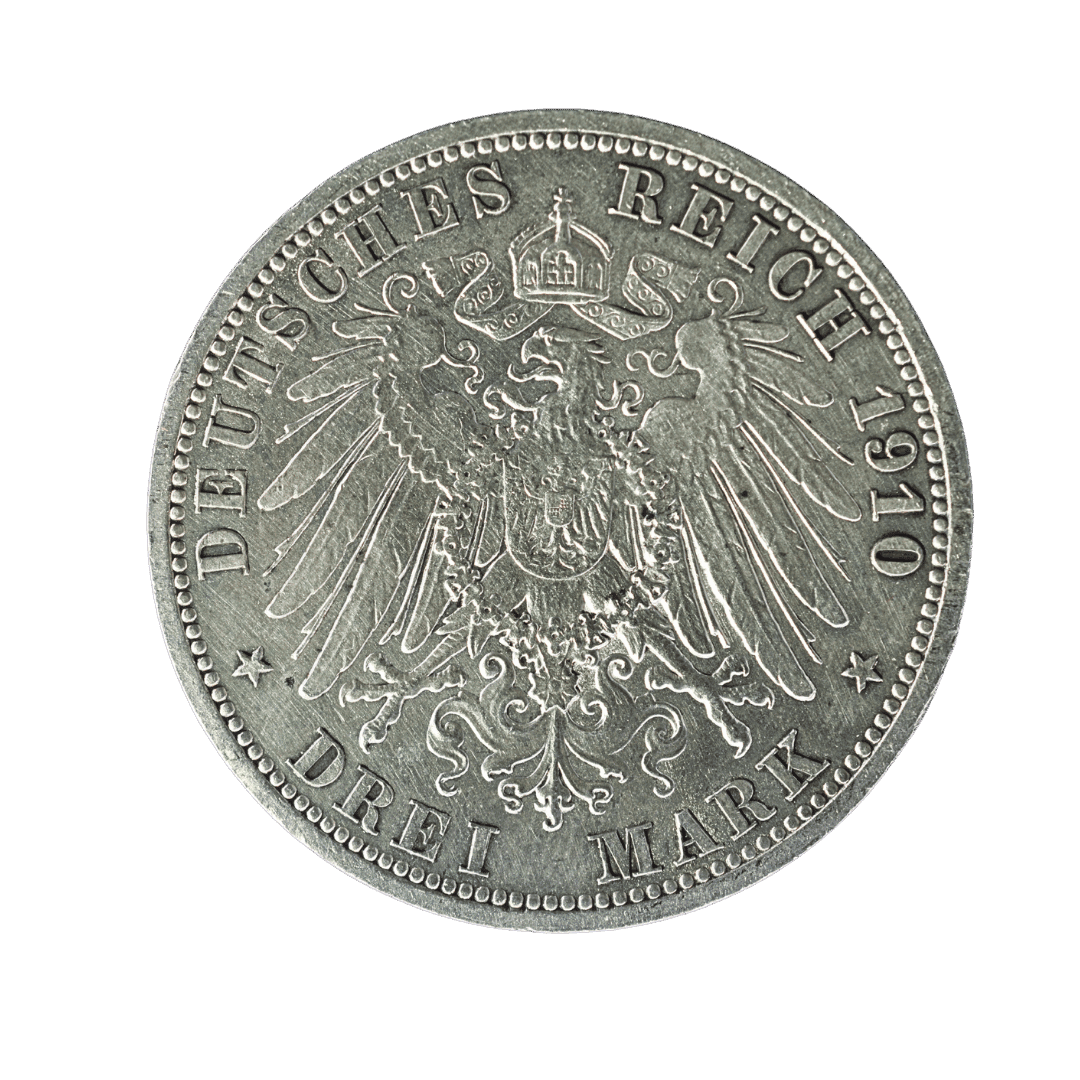3 марки 1910 A — Sachsen-Weimar-Eisenach (Саксен-Веймар-Айзенах) — фото 2