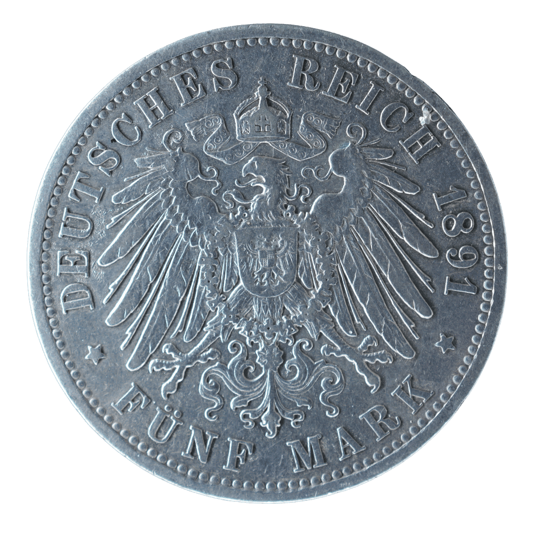 Назва: 5 марок 1891 A — Людвіг IV, Гессен-Дармштадт — фото 2