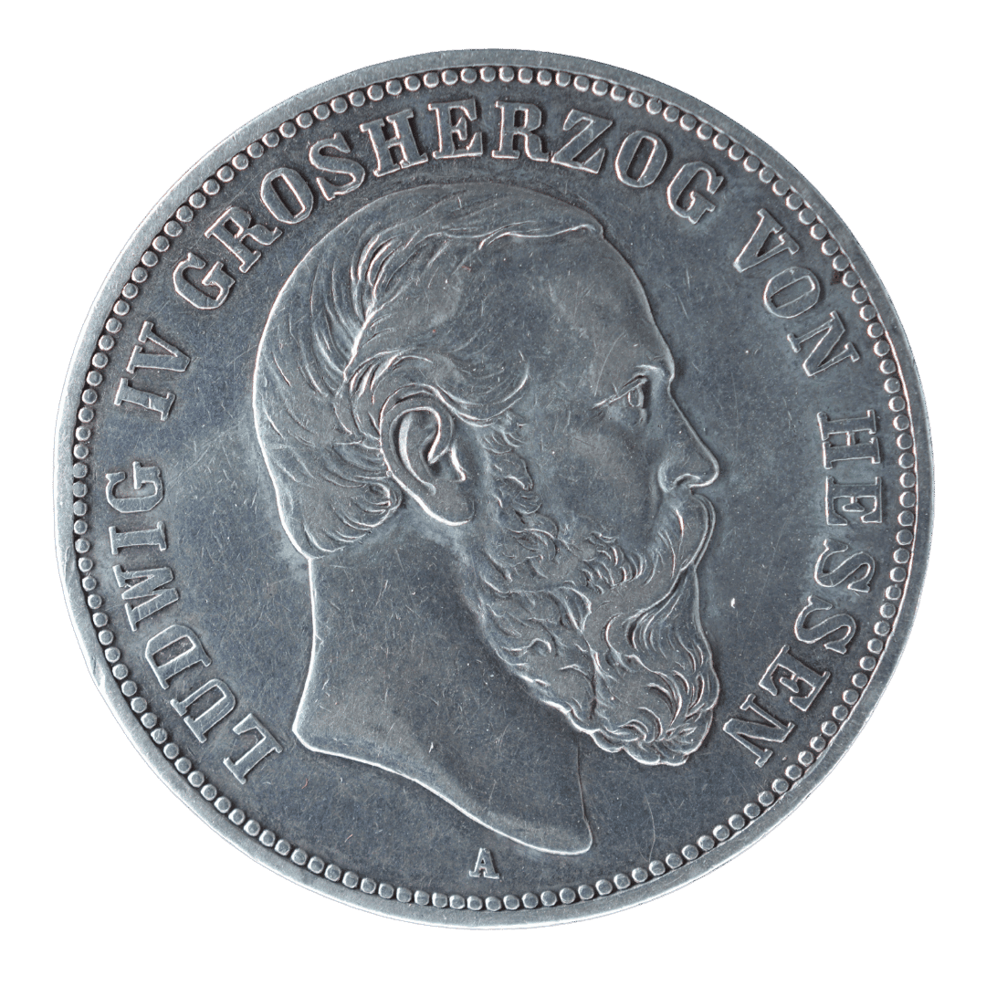 Назва: 5 марок 1891 A — Людвіг IV, Гессен-Дармштадт