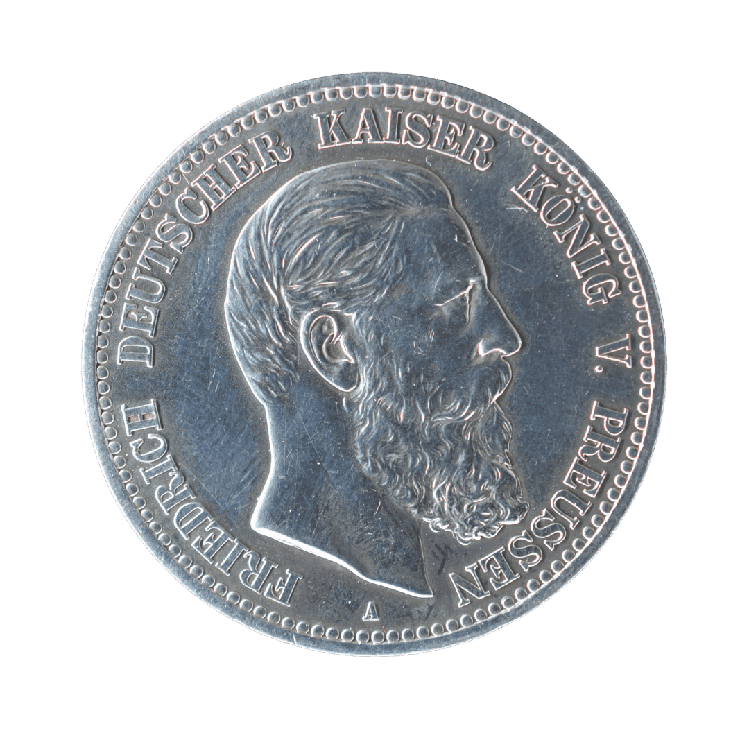 Назва: 5 марок 1888 A — Фрідріх III, Пруссія