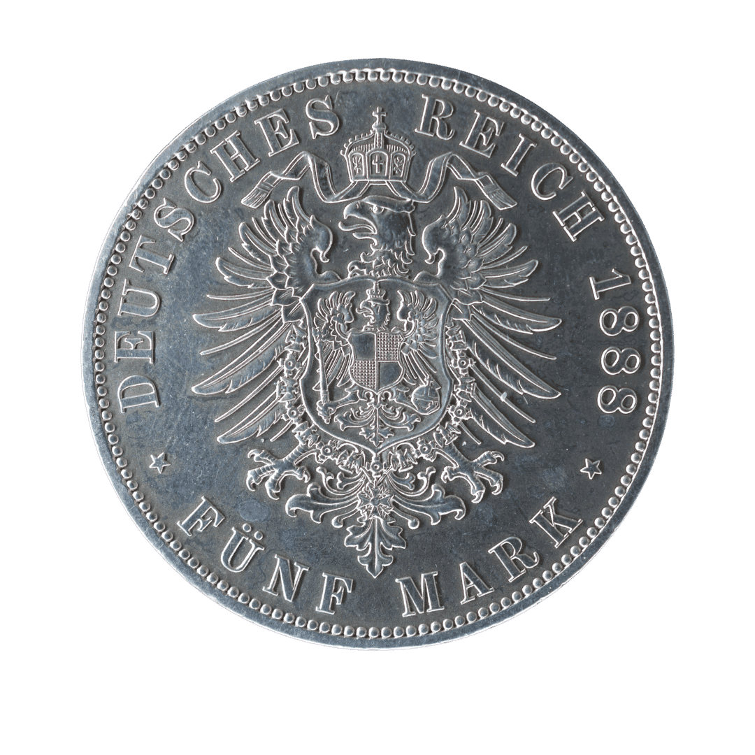 Назва: 5 марок 1888 A — Фрідріх III, Пруссія — фото 2