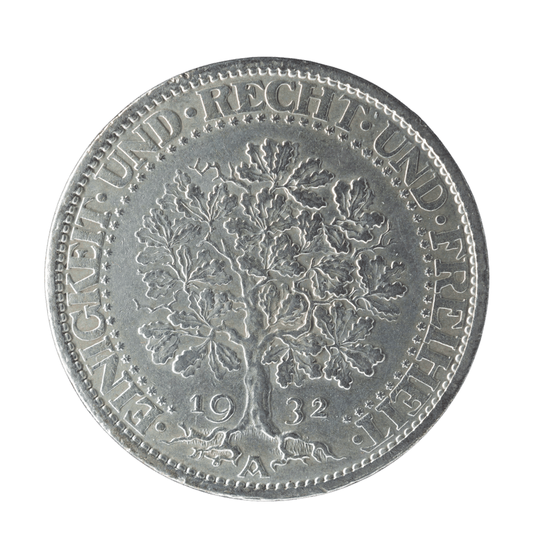 5 рейхсмарок 1932 A «Дуб»