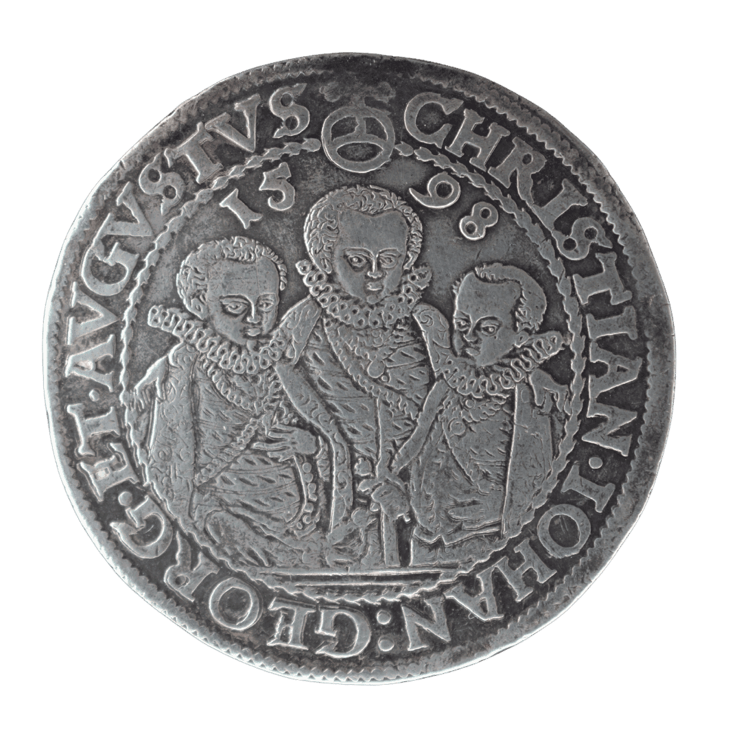 1 талер 1598 — Саксонія, «Талер трьох братів»