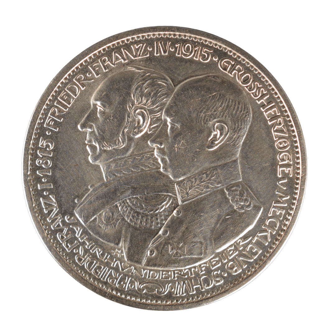 3 марки 1915 A — Мекленбург-Шверін, 100-річчя Великого герцогства