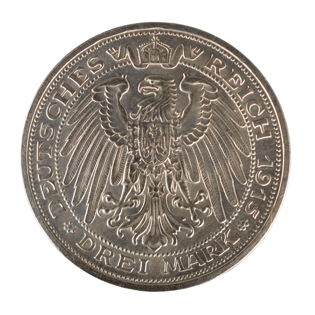 3 марки 1915 A — Мекленбург-Шверін, 100-річчя Великого герцогства — фото 2