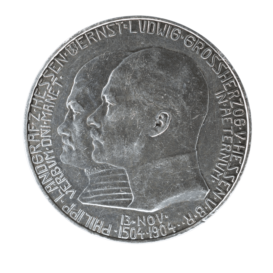 5 марок 1904 — 400-річчя від дня народження Філіпа Великодушного, Гессен