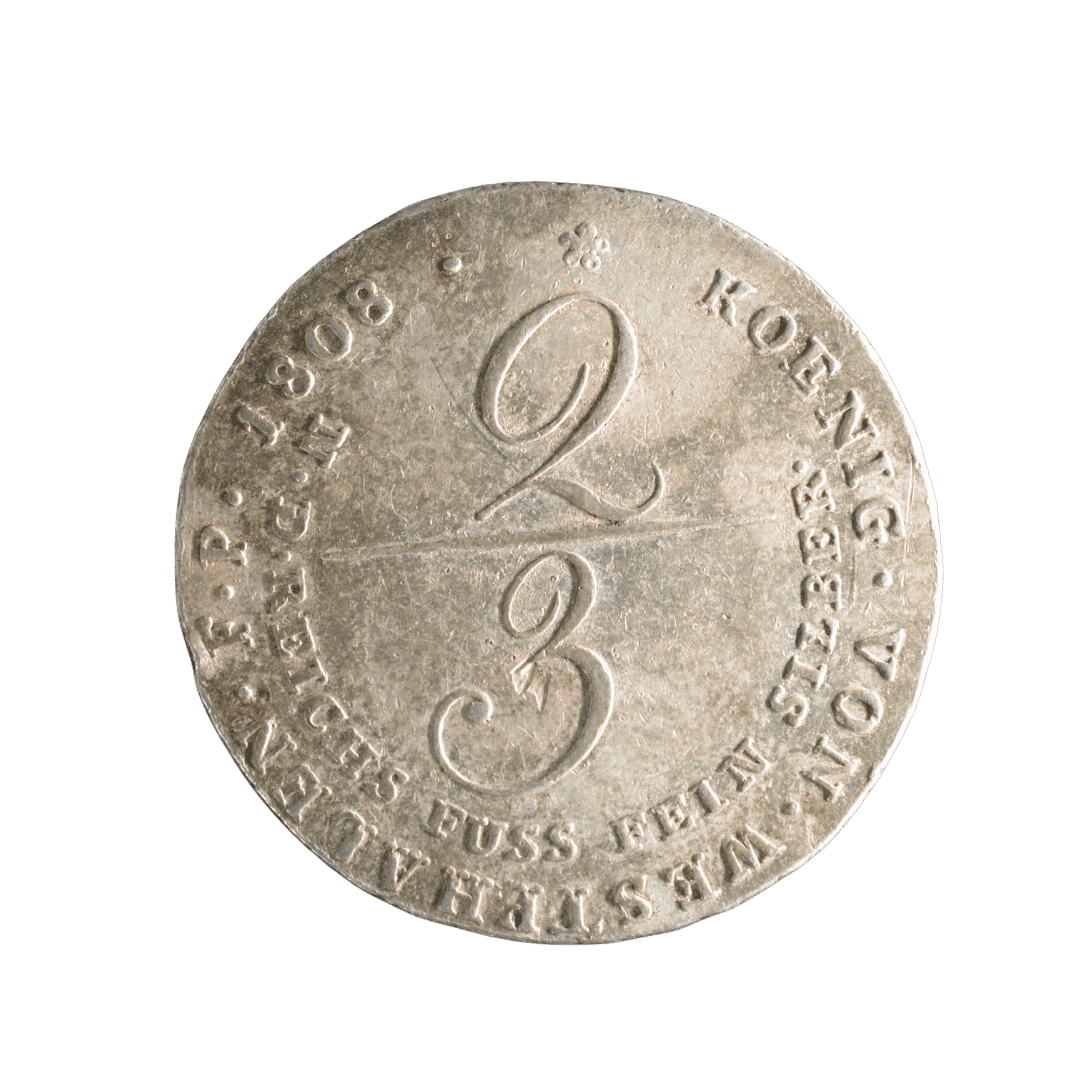 2/3 талера 1808 — Ієронім Наполеон, Королівство Вестфалія — фото 2