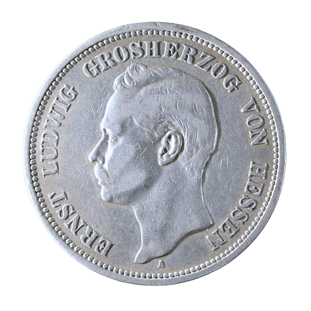 5 марок 1895A — Ернст Людвіг, Гессен !!!R!!!