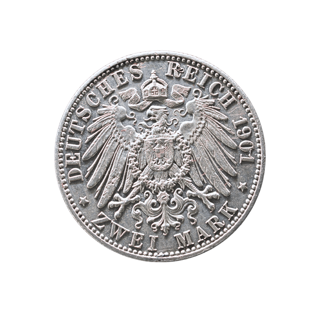 2 марки 1901 A — Вільне та ганзейське місто Любек — фото 2