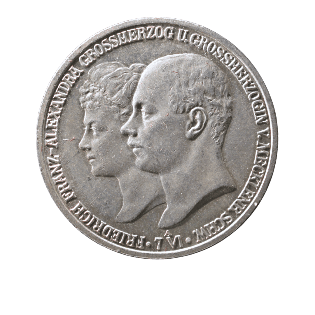 2 марки Мекленбург-Шверин 1904 срібло
