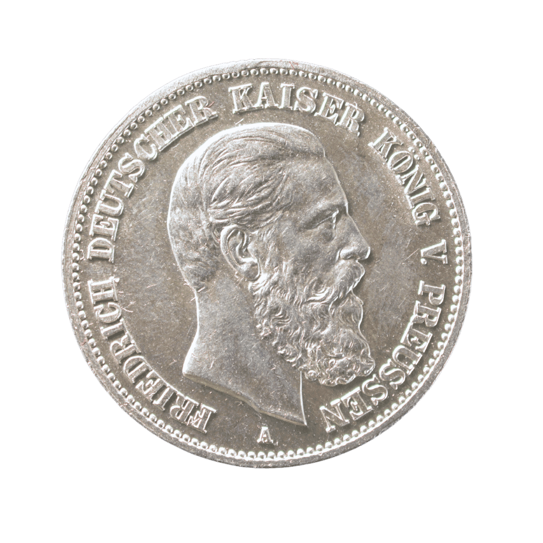 2 марки 1888 A — Фридрих III, Пруссия