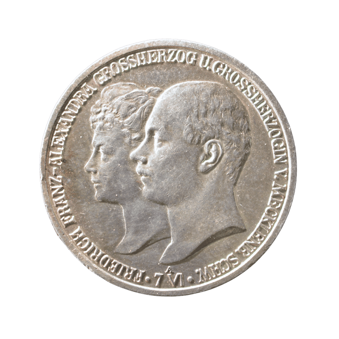 2 марки Мекленбург-Шверин 1904 срібло