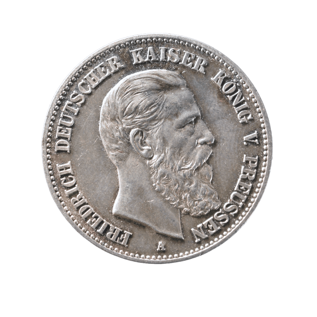 2 марки Фридрих III 1888 срібло