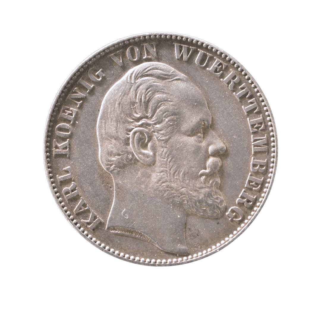 Талер Вюртемберг 1871 срібло