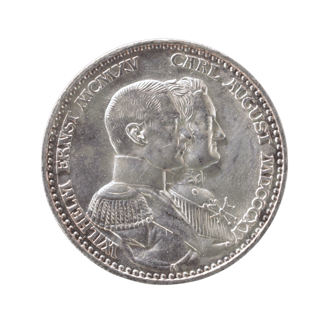 3 марки 1915 — Саксен-Веймар-Ейзенах, Вільгельм Ернст і Карл Август — пам’ятна монета