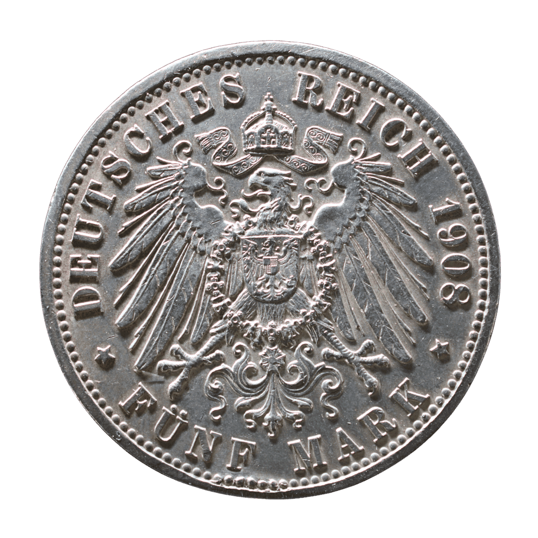5 Mark, 1908, Wilhelm Ernst (коммеморатив).] МД — A = Berlin — фото 2
