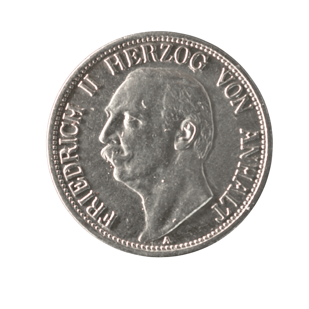3 марки 1909 A — Герцогство Ангальт, Фридрих II
