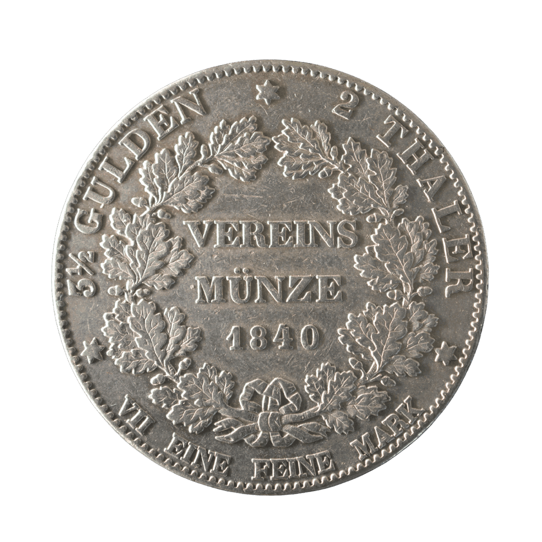 2 талери (Vereinsmünze), Велике герцогство Гессен (Hessen-Darmstadt), 1840 — фото 2