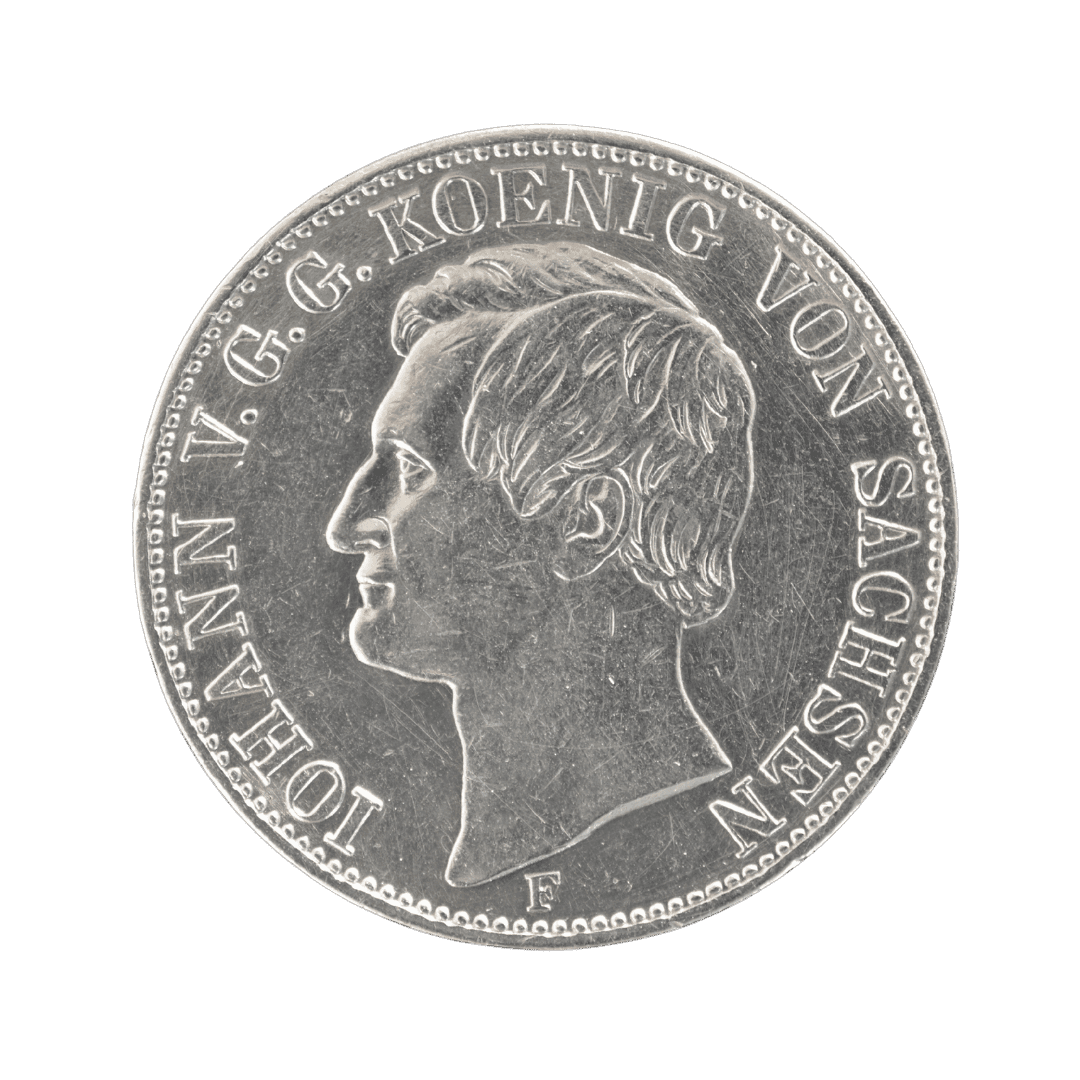 1 Vereinsthaler (Союзний талер), Королівство Саксонія, 1858, Йоганн, Дрезден (F)