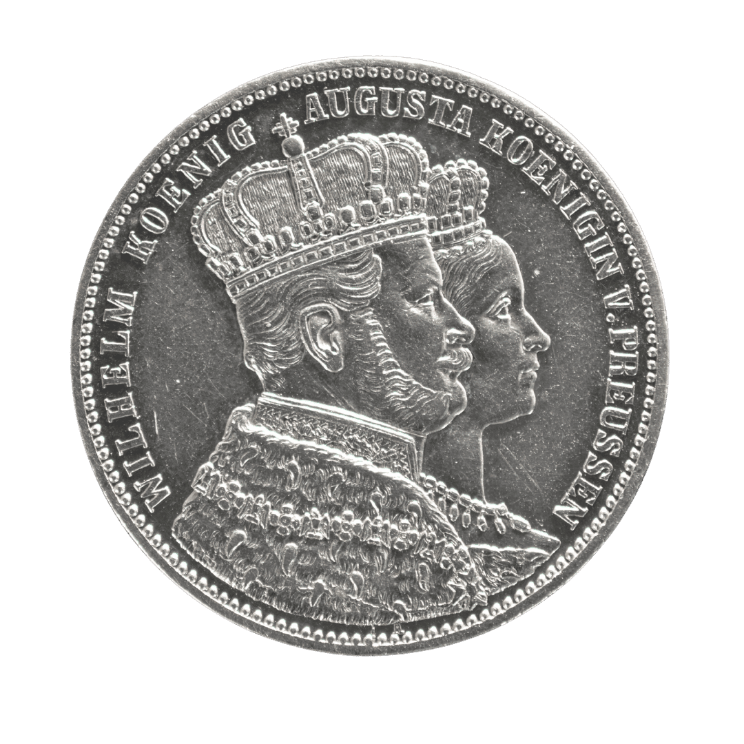 1 віргельдсталер Коронація 1861 срібло
