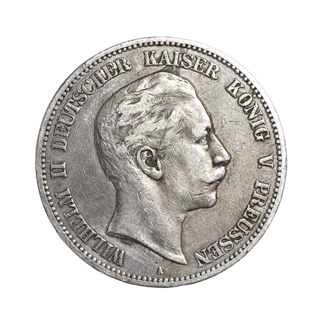Пруссія, 5 марок 1899 A — Вільгельм II