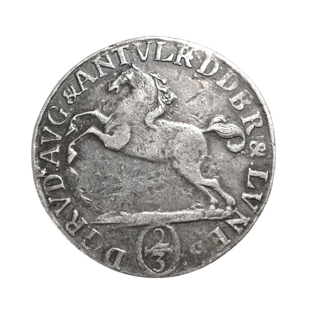 24 марієнгрошени (⅔ талера) 1698 HCH — Князівство Брауншвейг-Вольфенбюттель — фото 2