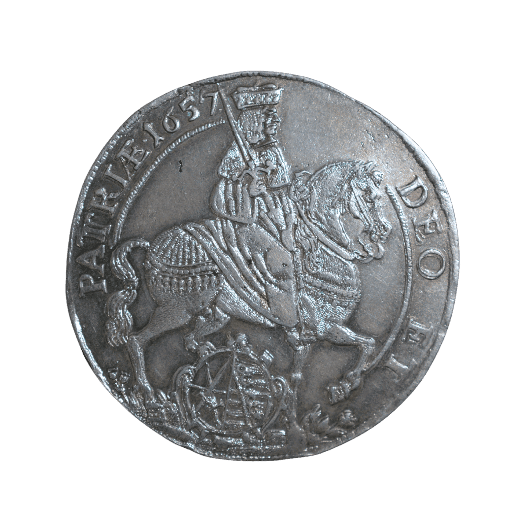 1/2 талера 1657 — Йоганн Георг II, Vikariat