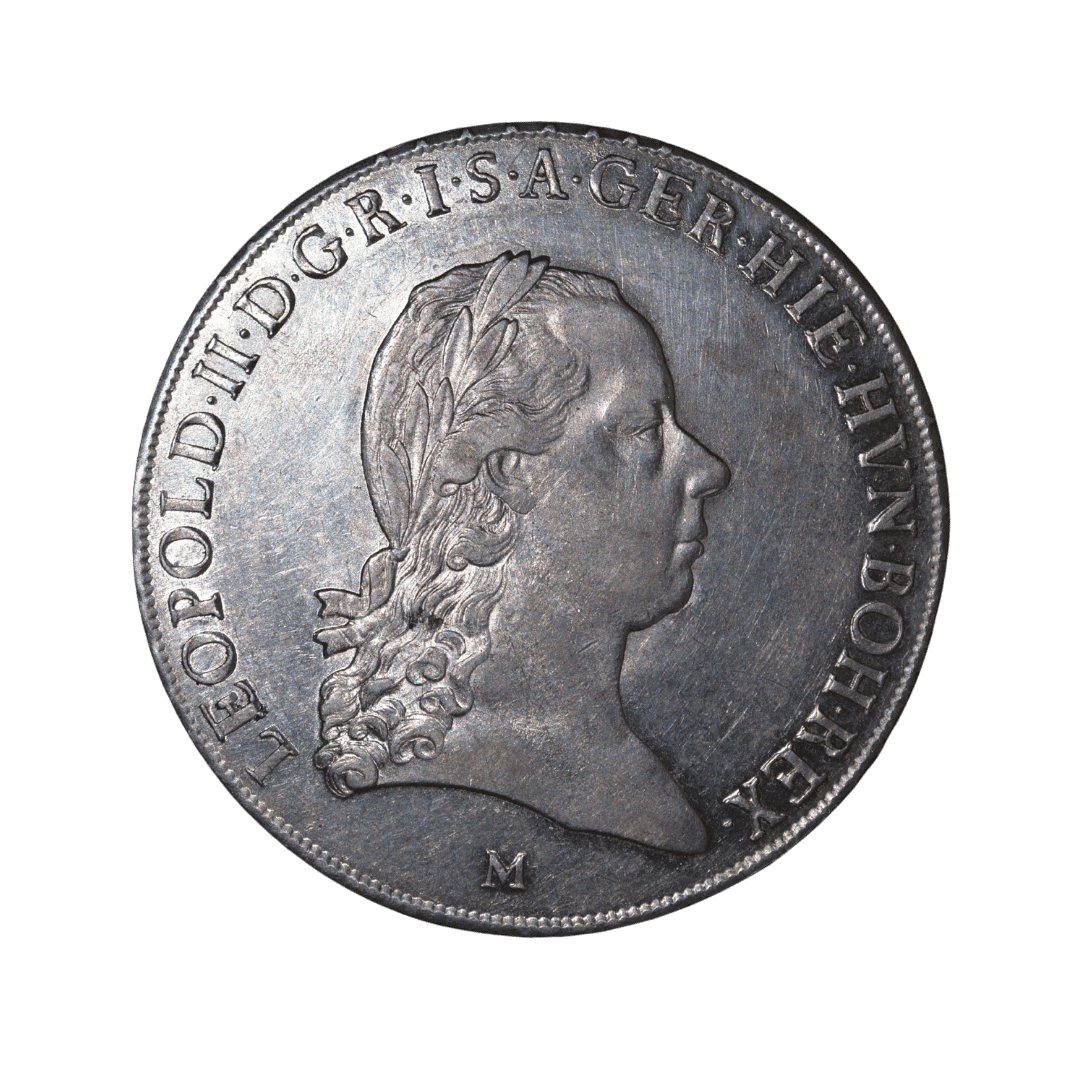 1 Kronenthaler (Crocione), 1792, Леопольд II. МД — M = Milano (Милан) ✅