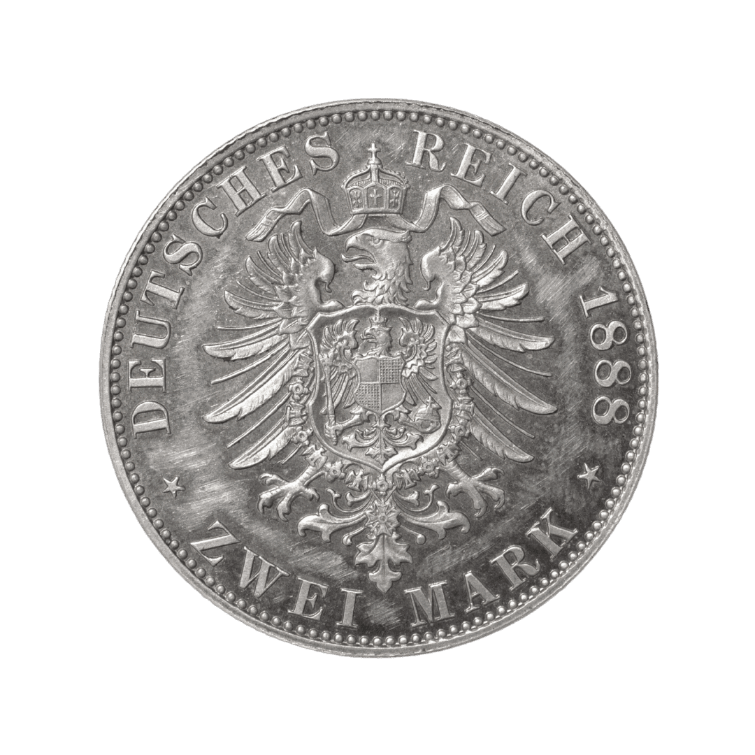 2 марки 1888 прусия — фото 2