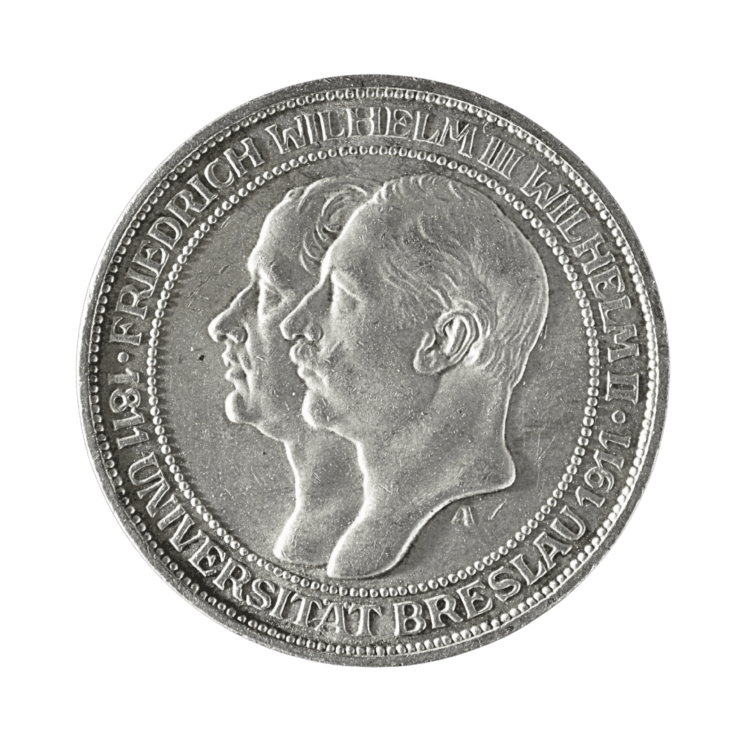 Пруссія — 3 марки 1911 року, 100-річчя Університету Бреслау