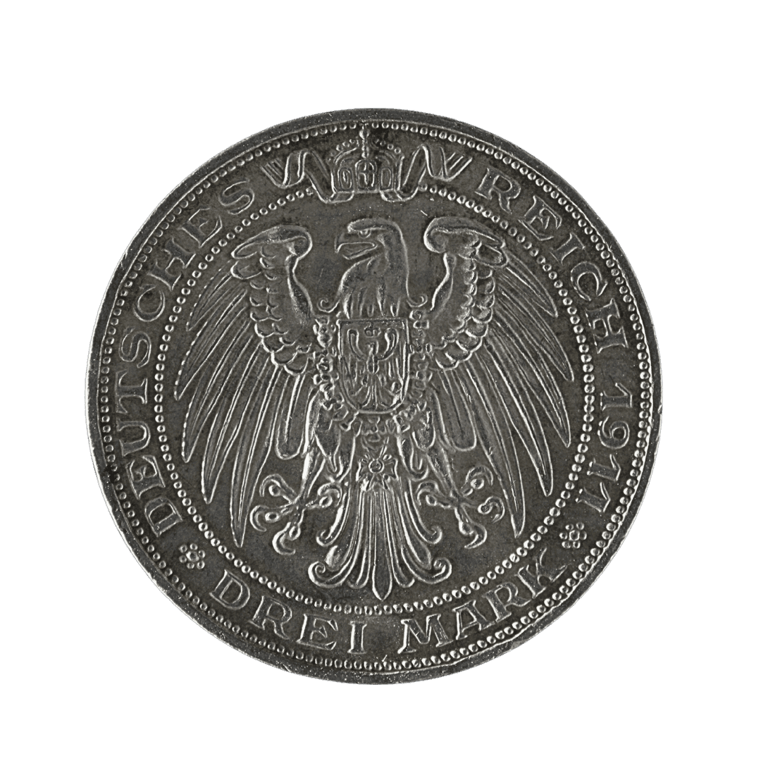 Пруссія — 3 марки 1911 року, 100-річчя Університету Бреслау — фото 2