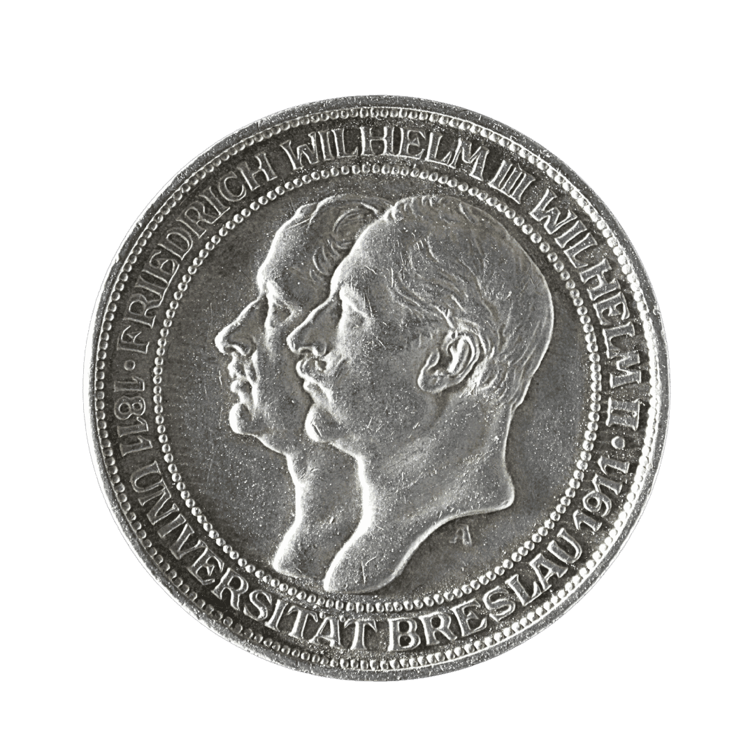 Пруссія — 3 марки 1911 року, 100-річчя Університету Бреслау