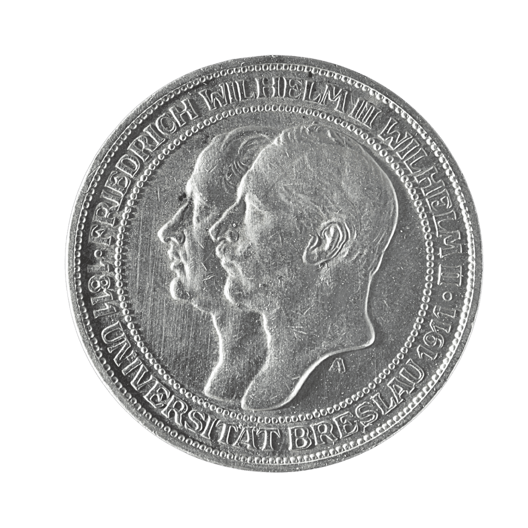 Пруссія — 3 марки 1911 року, 100-річчя Університету Бреслау