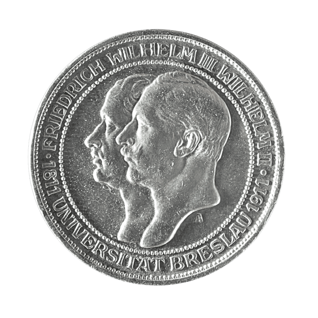 Пруссія — 3 марки 1911 року, 100-річчя Університету Бреслау