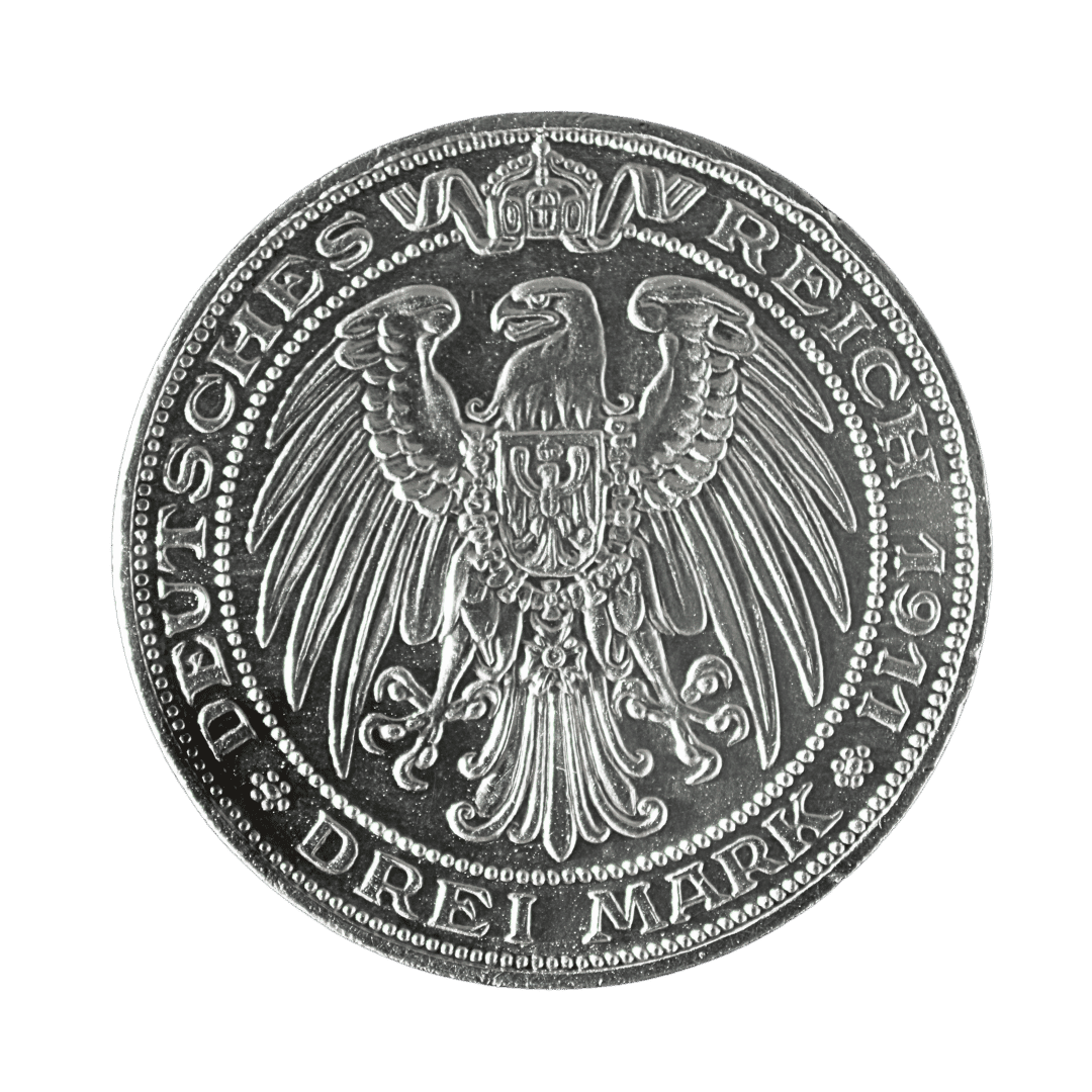 Пруссія — 3 марки 1911 року, 100-річчя Університету Бреслау — фото 2