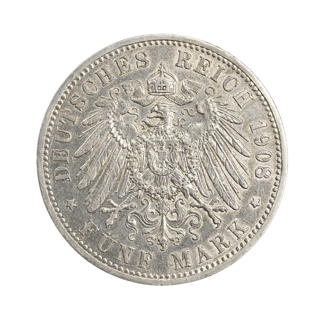 5 марок — Вільне та ганзейське місто Любек, 1904 — фото 2